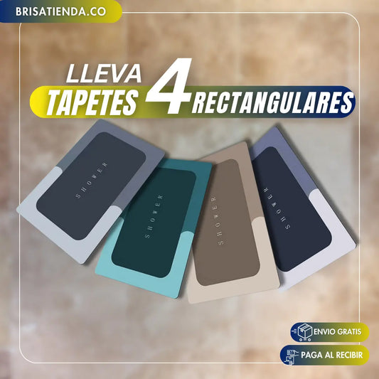 PAGA 2 Y LLEVA 4 Tapete Super Absorbente 50%OFF