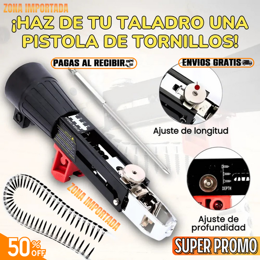 PISTOLA DE TORNILLOS PARA TALADRO CON CADENA