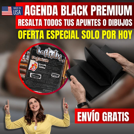 AGENDA BLACK PREMIUM EN PROMOCIÓN✨ 