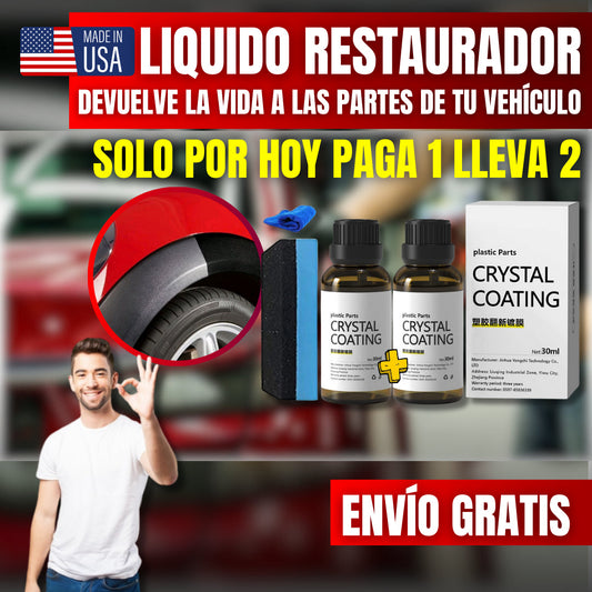 RESTAURADOR DE PIEZAS NEGRAS INSTANTANEO + ENVIO GRATIS 