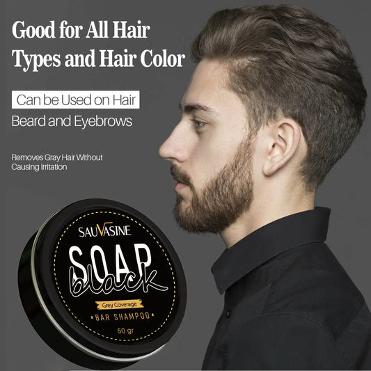 Jabón comprimido para cubrir el cabello