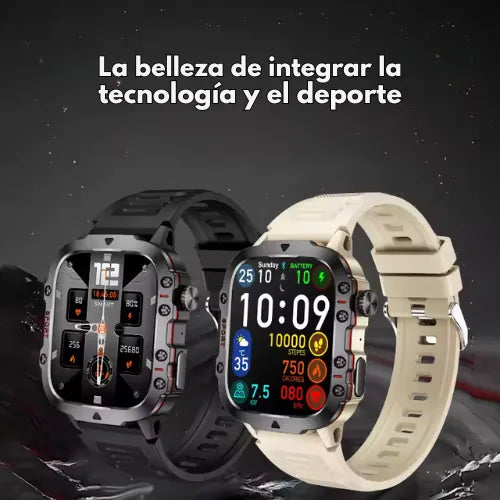 Reloj inteligente militar | ¡Bienestar inteligente desde tu muñeca!